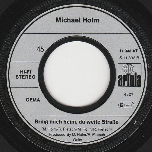 Michael Holm – Mußt Du Jetzt Grade Gehen, Lucille (Single) – Bild 4