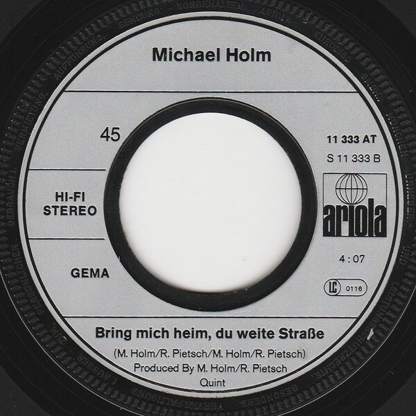 Michael Holm – Mußt Du Jetzt Grade Gehen, Lucille (Single) – Bild 4