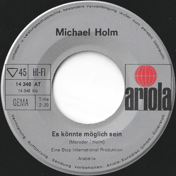 Michael Holm – Mendocino (Single) – Bild 4
