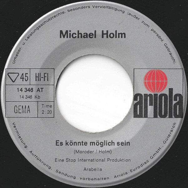Michael Holm – Mendocino (Single) – Bild 4