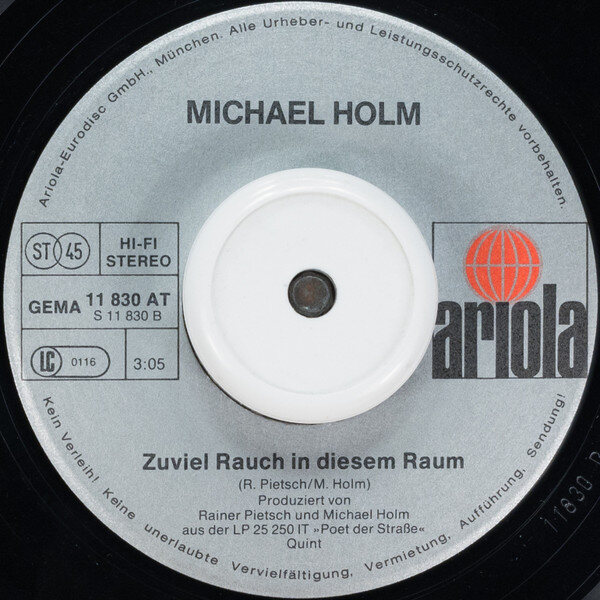 Michael Holm – Allein Mit Dir (Single) – Bild 4