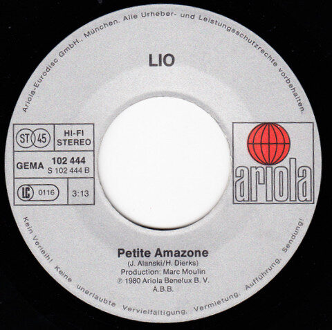 Lio – Amoureux Solitaires (Dis Moi Que Tu M'aimes) (Single) – Bild 4