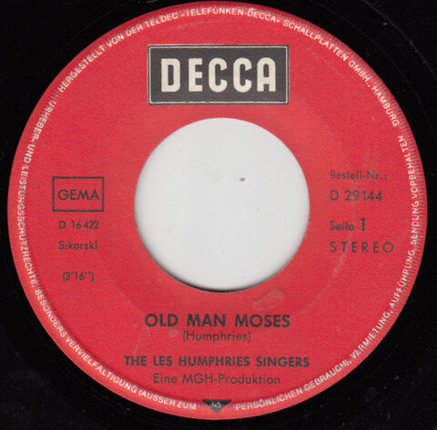 The Les Humphries Singers* – Old Man Moses / Soul Brother Jesus (Single) – Bild 3