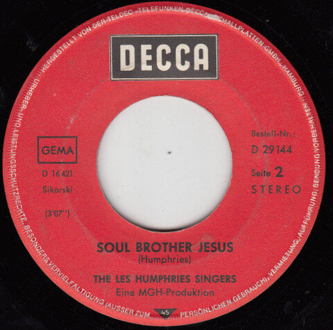 The Les Humphries Singers* – Old Man Moses / Soul Brother Jesus (Single) – Bild 4