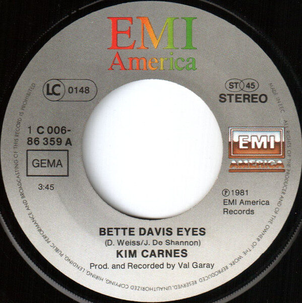 Kim Carnes – Bette Davis Eyes (Single) – Bild 3