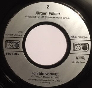 Jürgen Fölser – Du Bist Mein Ein Und Alles (Single) – Bild 4