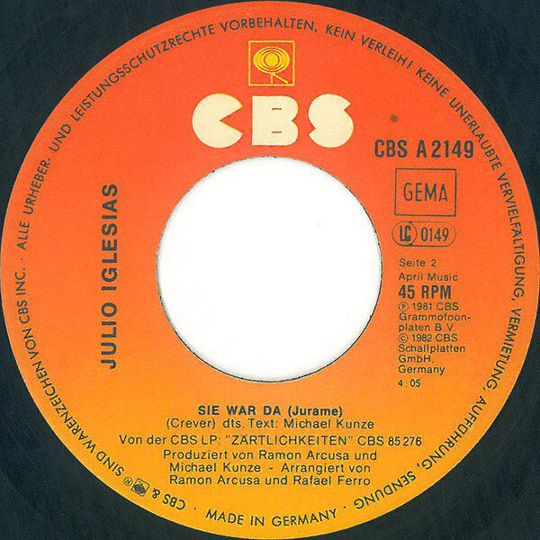 Julio Iglesias – Du Bist Mein Erster Gedanke (Single) – Bild 4