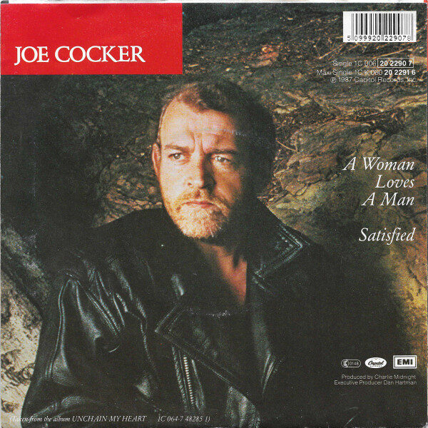 Joe Cocker – A Woman Loves A Man / Satisfied (Single) – Bild 2