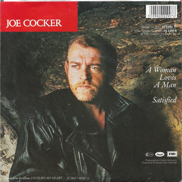 Joe Cocker – A Woman Loves A Man / Satisfied (Single) – Bild 2