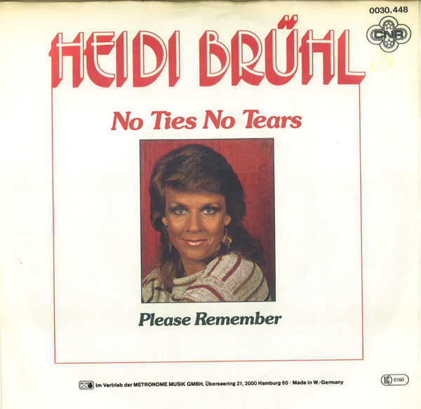 Heidi Brühl – No Ties No Tears (Single) – Bild 1