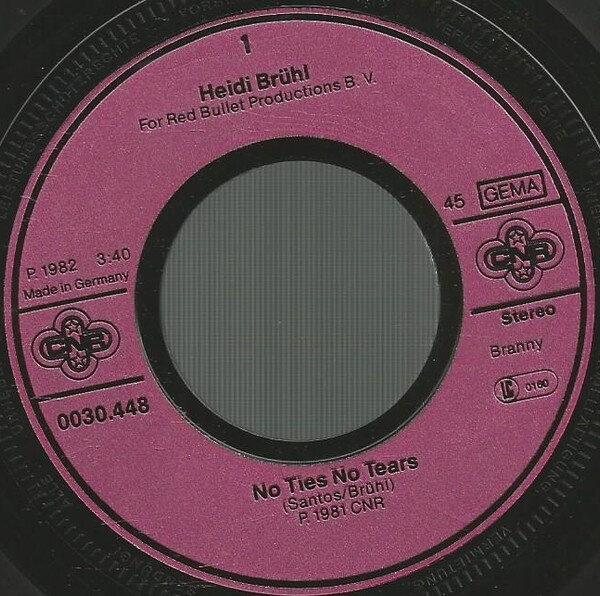 Heidi Brühl – No Ties No Tears (Single) – Bild 3