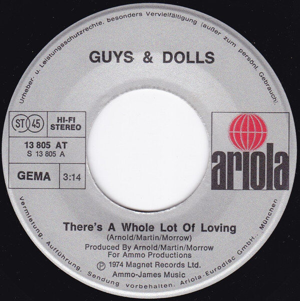 Guys & Dolls* – There's A Whole Lot Of Loving (Single) – Bild 3