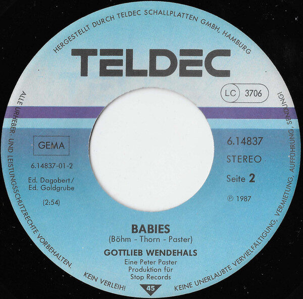 Gottlieb Wendehals – Dings-Bums (Single) – Bild 4