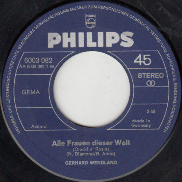 Gerhard Wendland – Alle Frauen Dieser Welt (Single) – Bild 3
