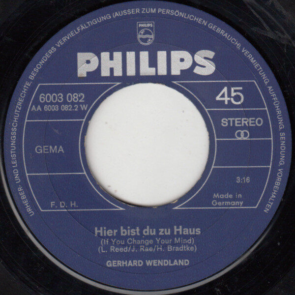 Gerhard Wendland – Alle Frauen Dieser Welt (Single) – Bild 4