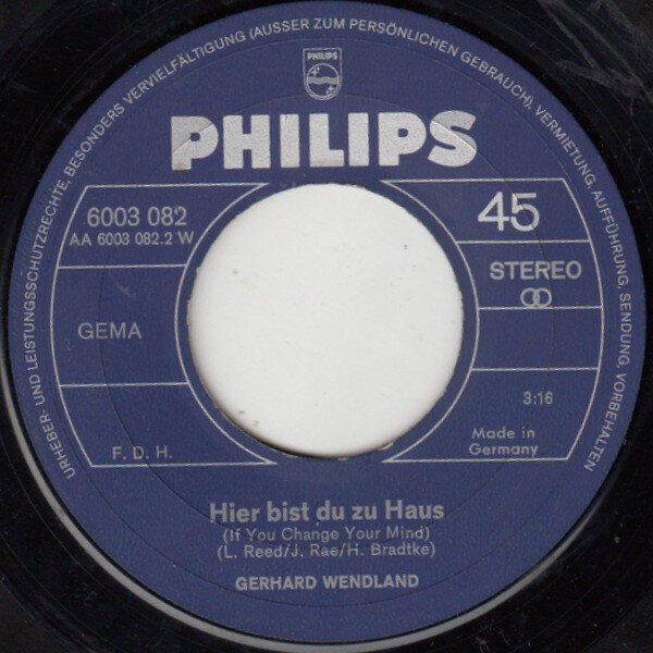 Gerhard Wendland – Alle Frauen Dieser Welt (Single) – Bild 4