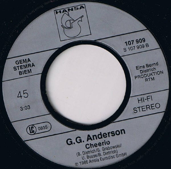 G.G. Anderson – Ti Amo, Maria (Single) – Bild 4