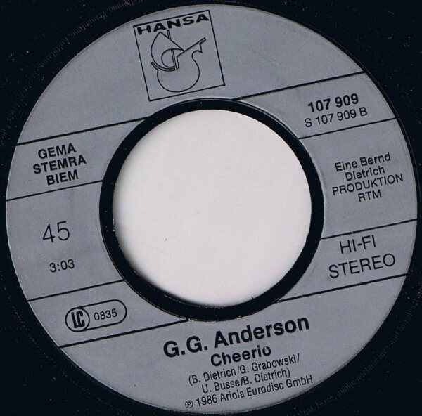 G.G. Anderson – Ti Amo, Maria (Single) – Bild 4