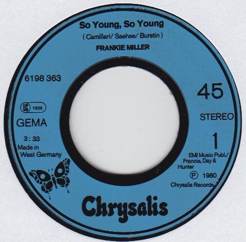 Frankie Miller – So Young, So Young (Single) – Bild 3