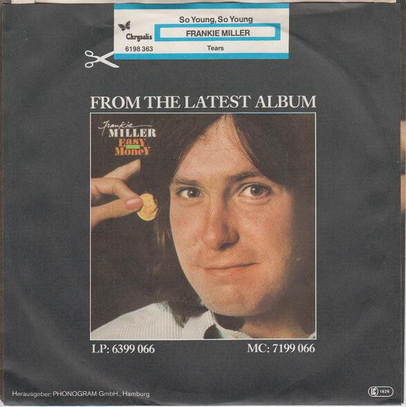 Frankie Miller – So Young, So Young (Single) – Bild 2