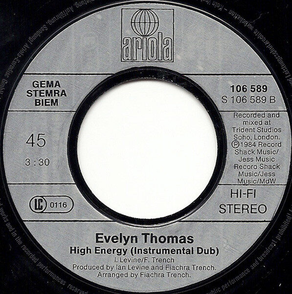 Evelyn Thomas – High Energy (Single) – Bild 4