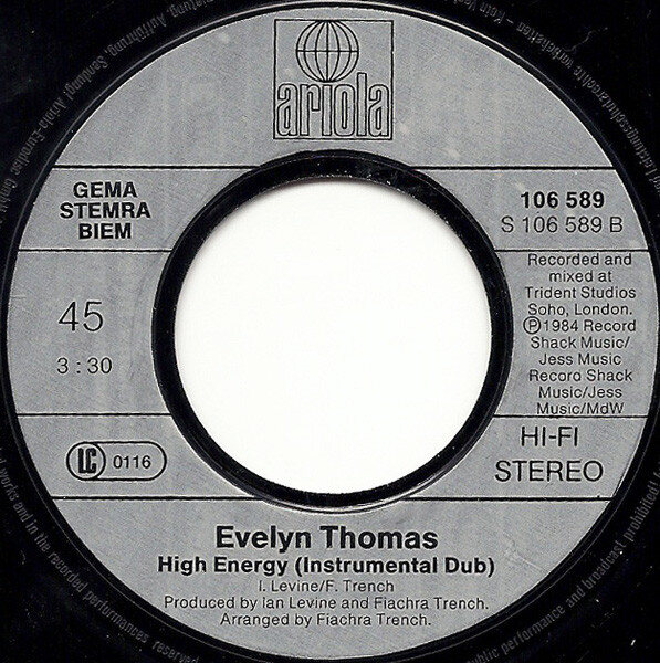 Evelyn Thomas – High Energy (Single) – Bild 4