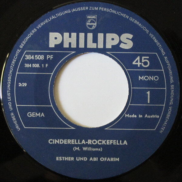 Esther And Abi Ofarim* – Cinderella Rockefella (Single) – Bild 3
