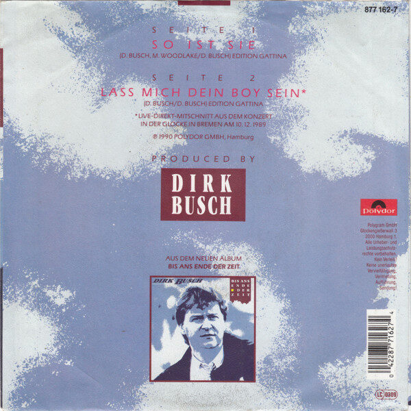 Dirk Busch – So Ist Sie (Single) – Bild 2