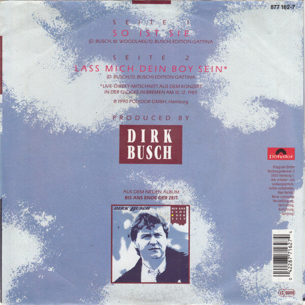Dirk Busch – So Ist Sie (Single) – Bild 2