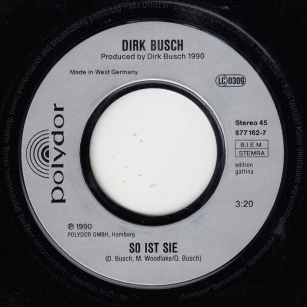 Dirk Busch – So Ist Sie (Single) – Bild 3