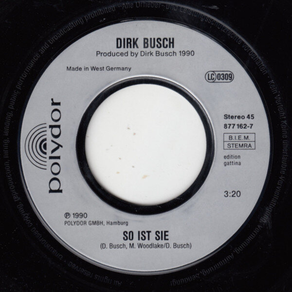 Dirk Busch – So Ist Sie (Single) – Bild 3
