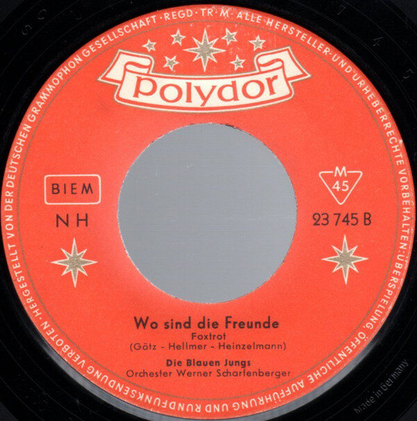 Die Blauen Jungs – Einmal Die Ferne Seh'n / Wo Sind Die Freunde (Single) – Bild 4