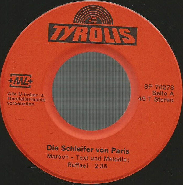 Das Original Pongauer Quintett – Die Schleifer Von Paris (Originalaufnahme - Nur Für Erwachsene) (Single) – Bild 3