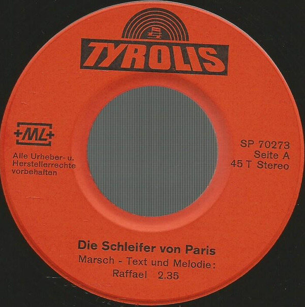 Das Original Pongauer Quintett – Die Schleifer Von Paris (Originalaufnahme - Nur Für Erwachsene) (Single) – Bild 3