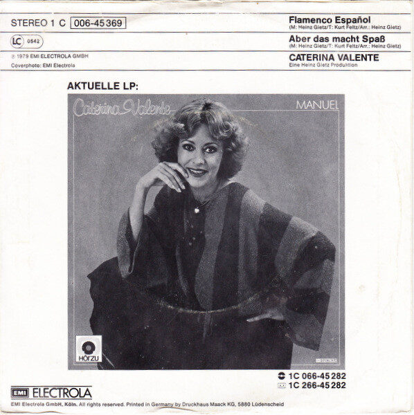 Caterina Valente – Flamenco Español (Single) – Bild 2