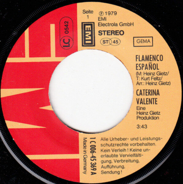 Caterina Valente – Flamenco Español (Single) – Bild 3