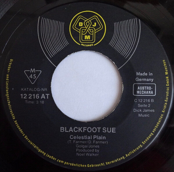 Blackfoot Sue – Standing In The Road (Single) – Bild 3