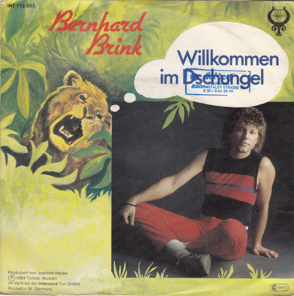 Bernhard Brink – Willkommen Im Dschungel (Single) – Bild 2