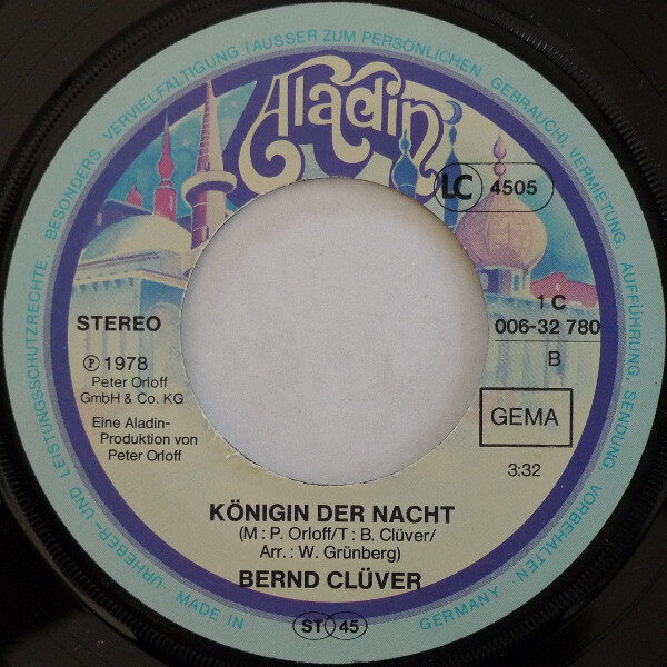 Bernd Clüver – Hinter Deinem Fenster (Single) – Bild 4