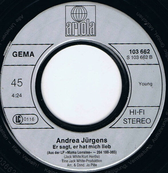 Andrea Jürgens – Japanese Boy (Single) – Bild 4