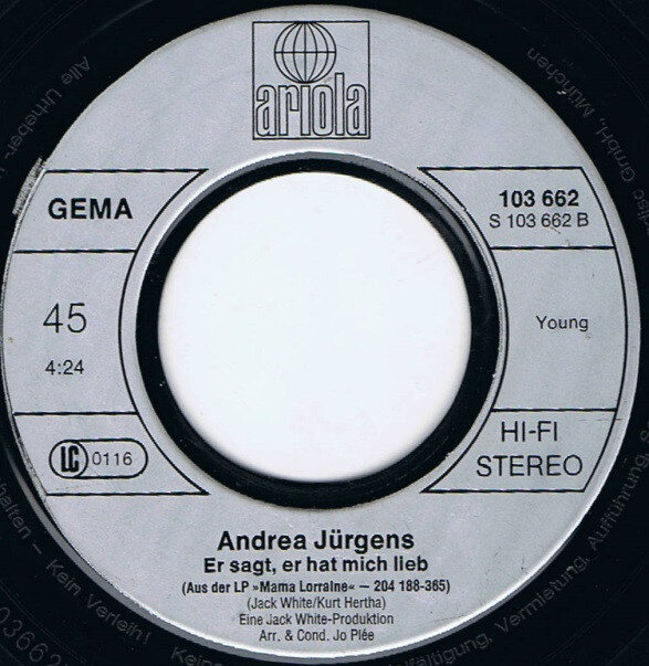 Andrea Jürgens – Japanese Boy (Single) – Bild 4