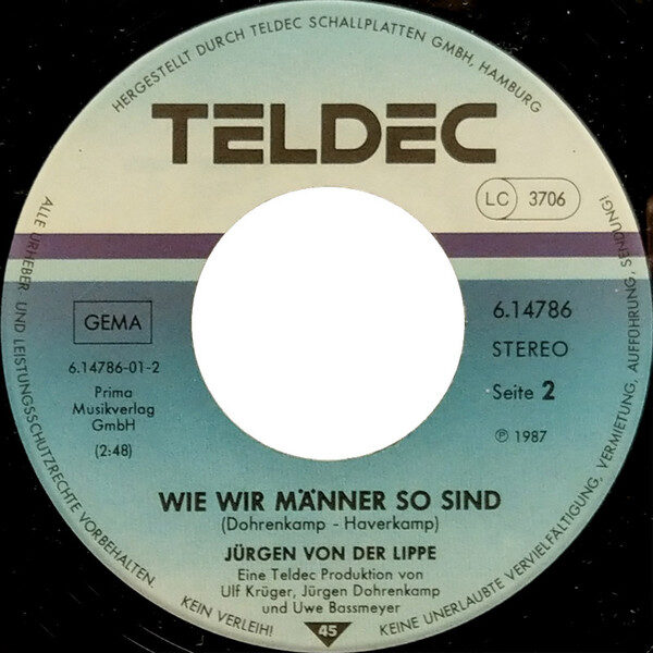 Jürgen Von Der Lippe – Guten Morgen Liebe Sorgen (Single) – Bild 4