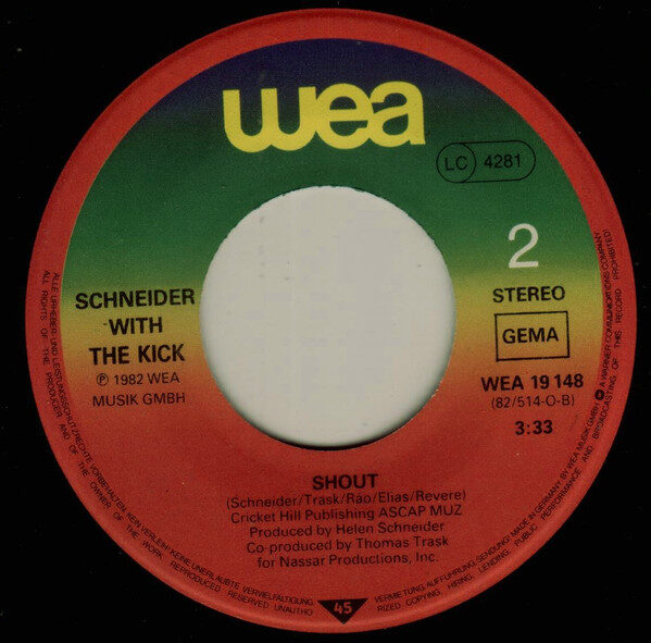 Schneider* With The Kick (2) – Hot Summer Nites (Single) – Bild 4