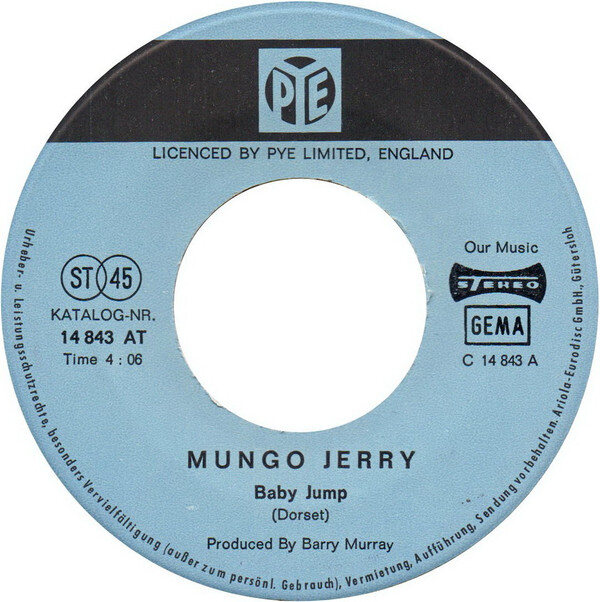 Mungo Jerry – Baby Jump (Single) – Bild 3