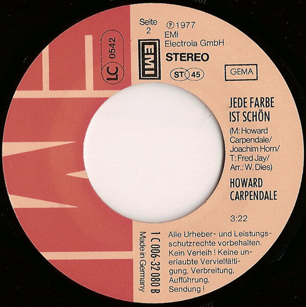 Howard Carpendale – Ti Amo (Single) – Bild 4