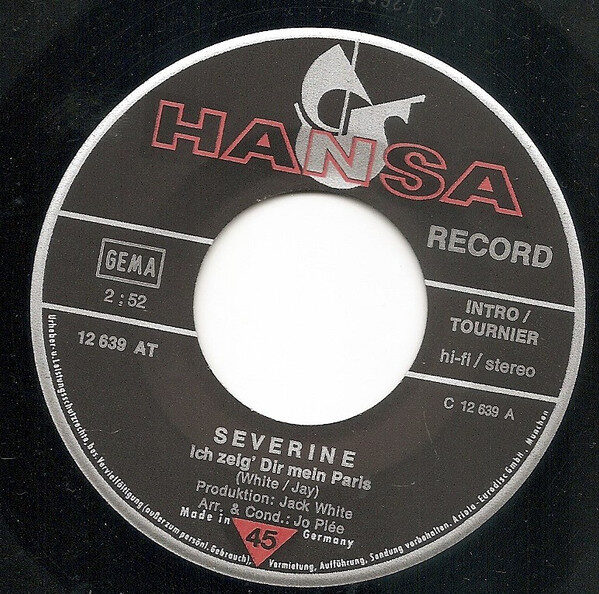 Severine* – Ich Zeig' Dir Mein Paris (Single) – Bild 2