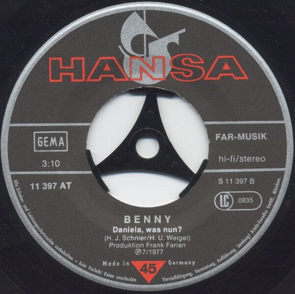 Benny (4) – Skateboard (Uh-Ah-Ah) (Single) – Bild 3