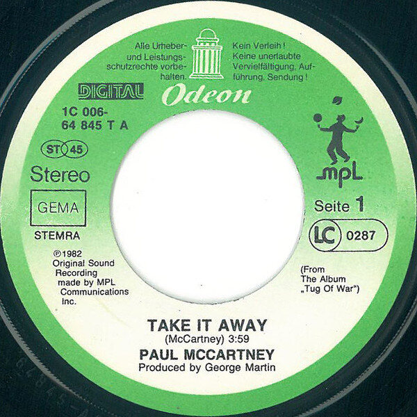 Paul McCartney – Take It Away (Single) – Bild 3