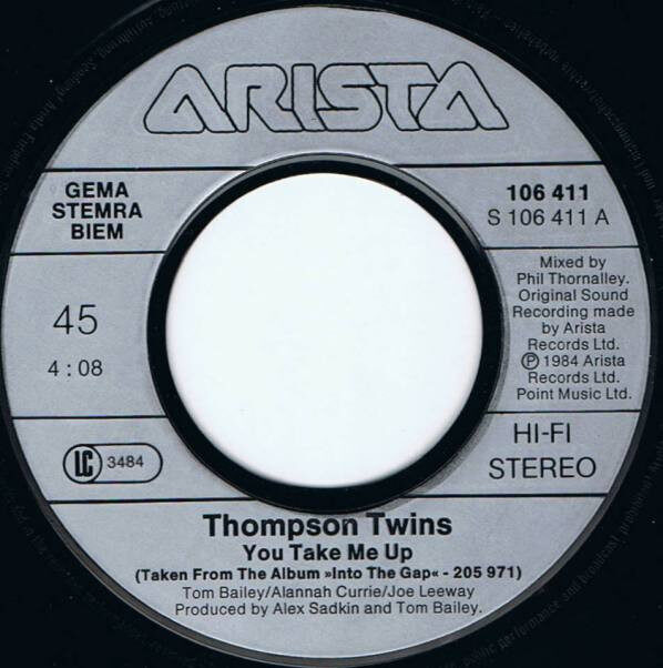 Thompson Twins – You Take Me Up (Single) – Bild 3
