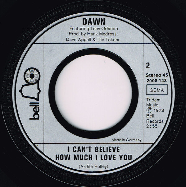 Dawn (5) Featuring Tony Orlando – Tie A Yellow Ribbon Round The Ole Oak Tree (Single) – Bild 4